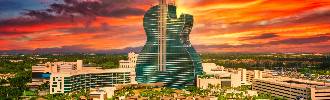 Hard Rock Guitar Hotel, located in the Seminole Hard Rock Hotel & Casino Hollywood.